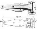 HINGE (1-1/8OFST,13-1/8L,SS)