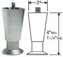 [ "LEG,FLANGED(3/8-16,4H,NP LEG)" ]