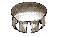 [ CAP, END (F/ 3/4OD TUBE, RD) - ]