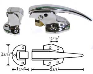 [ LATCH (W/1-1/4 STRIKE) - HWR-0 ]