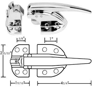 [ LATCH (W/STRIKE) - HWR-01074 - ]