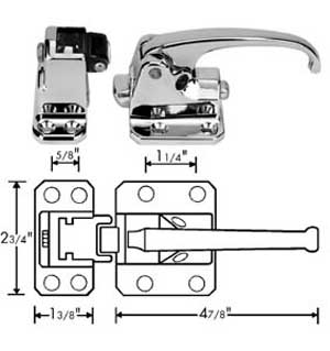 [ LATCH (W/STRIKE) - HWR-01078 - ]