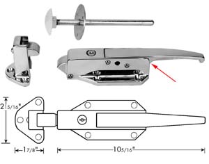 [ LATCH - HWR-01116 - Latches an ]