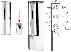 [ CAM, EDGEMOUNT HINGE - HWR-111 ]