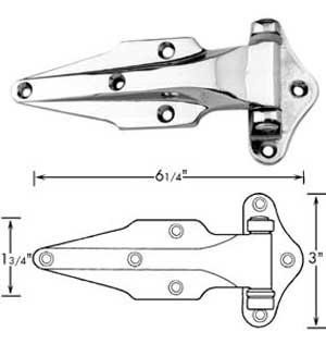 [ HINGE (1-1/8 OFST, 7-1/4L) - H ]