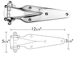 [ HINGE (1-1/8OFST, 12-7/8L) - H ]