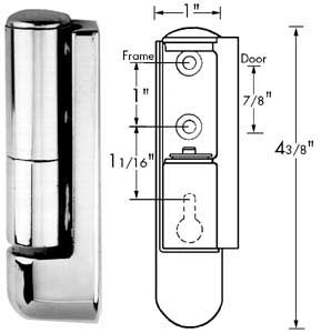 [ HINGE, EDGEMOUNT(CAM,7/8OFST)  ]