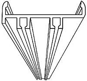 [ TRACK, DOOR,TOP (6') - HWR-210 ]