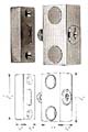 [ LOCK, EDGEMOUNT (W/ STRIKE) ]