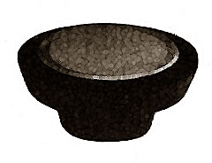 [ KNOB, BLANK(1/4-20THD F,2RD) - ]