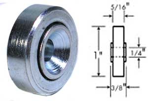 [ ROLLER (1OD, 1/4ID, ZP) - HWD- ]