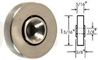 [ ROLLER (1-5/16OD,1/4ID,S/S) -  ]