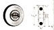 [ ROLLER(W/TIRE,1-5/16OD,1/4-20) ]