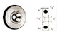 [ ROLLER (W/TIRE,1-5/16OD,ZP) ]