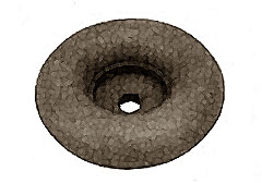 [ BUMPER, ROUND (3-1/4OD, GRY) - ]