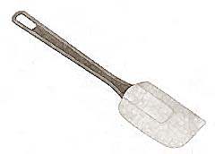 [ SCRAPER,BOWL(PLASTIC,W/HANDLE) ]