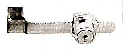 [ LOCK,SLIDING GLASS DOOR(4-3/8) ]