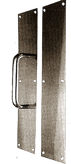 [ PLATE, PULL (ALUM, 3-1/2X15) - ]
