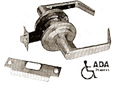 [ LOCKSET (LEVER HANDLE,PRIVACY) ]