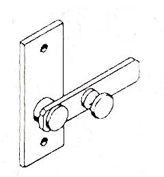 [ LATCH, THROW (STALL DOOR) - WS ]