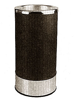 [ ASH TRAY (FLR,BRWN,20HX10OD) - ]