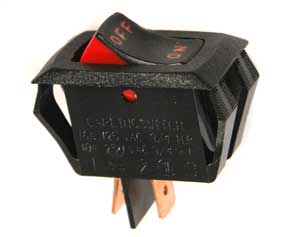 [ SWITCH (RCKR,BLK W/RED,ON-OFF) ]