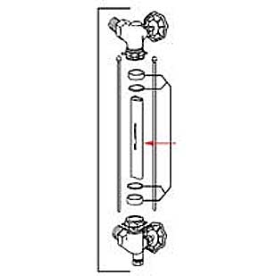 [ GLASS, GAUGE(5/8OD X 10-1/2) - ]