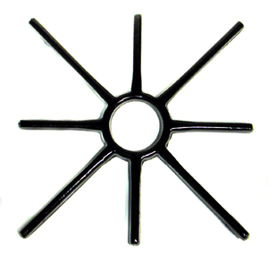 [ GRATE, SPIDER (3OD, BLACK) - S ]
