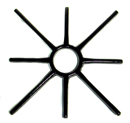 [ GRATE, SPIDER (3OD, BLACK) ]