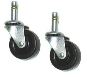 [ CASTER,SWIVEL(2,7/16STEM)(2) - ]
