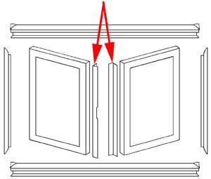 [ GASKET, DOOR (CENTER, S/S) - B ]