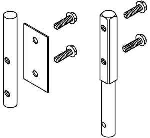 [ PIN, DOOR HINGE (SET) - BLD-01 ]