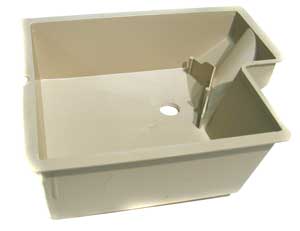 [ BASIN, POUR IN (PLASTIC) - BUN ]