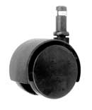 [ CASTER(2DIA,F/ 7/16STEM,BLK) ]