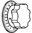 [ KNOB,TABLE ADJUST(W/SET SCREW) ]