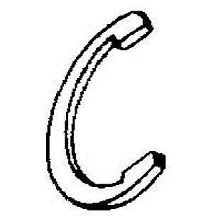 [ CLIP, END WEIGHT ROD - GLB-010 ]