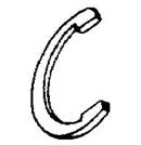 [ CLIP, END WEIGHT ROD ]