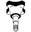 [ KNOB, CHUTE ARM (ASSY) ]