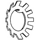 [ WASHER, LOCK (KNIFE PLATE) ]