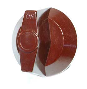 [ KNOB, GAS VALVE(RED,2-1/2DIA)  ]