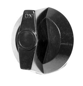 [ KNOB, GAS VALVE(BLK,2-1/2DIA)  ]
