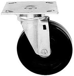 [ CASTER, PLATE(5 SWIVEL,W/BRK)  ]