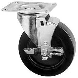 [ CASTER, SWIVEL PLATE (5) - DEL ]
