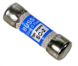 [ FUSE(2 A,600V,3/8X1-1/4) - ELC ]