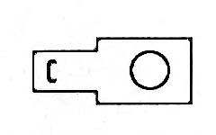 [ ADAPTER (1/4 TAB, MALE) (100)  ]