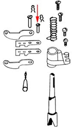 [ PIN, TOGGLE LEVER(BRASS,5/8L)  ]