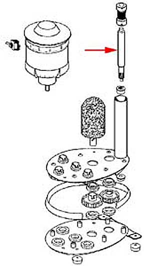 [ DRIVESHAFT (GLASS WASHER) - BR ]