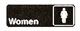 [ SIGN, WOMEN (BLACK, 3X9) ]