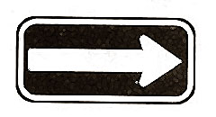 [ SIGN, ARROW (6X12,LEFT,RIGHT)  ]