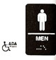 [ SIGN, RESTROOM (MEN, 6X9) ]